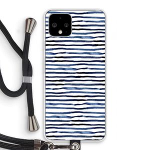 Verrassende lijnen: Pixel 4 Transparant Hoesje met koord