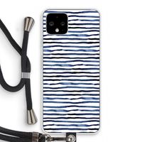 Verrassende lijnen: Pixel 4 Transparant Hoesje met koord