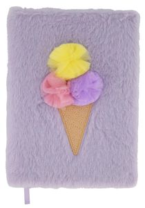 HEMA Notitieboek Fluffy Ijsje 22x16