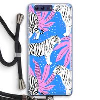 Tijger: Honor 9 Transparant Hoesje met koord
