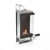 Vitro Right Corner - glazen bio-ethanolhaard met BEV®-technologie