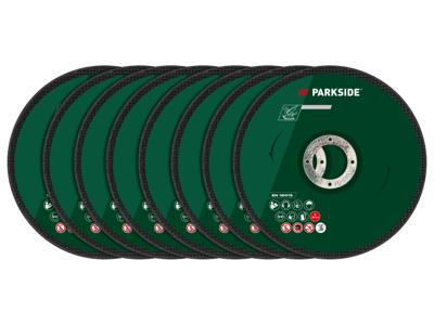 PARKSIDE Slijpschijvenset voor haakse slijper Ø 125 mm (8 aluminium doorslijpschijven)