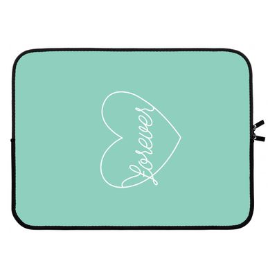Forever heart pastel: Laptop sleeve 15 inch