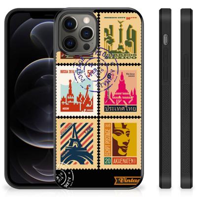iPhone 12 Pro Max Silicone Hoesje Postzegels