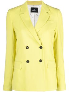 PS Paul Smith blazer en laine à boutonnière croisée - Vert