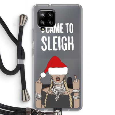 Came To Sleigh: Samsung Galaxy A42 5G Transparant Hoesje met koord