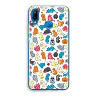 Kleurrijke katten: Huawei P20 Lite Transparant Hoesje