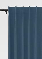 Staba gordijn - Dark Blue met Enkele plooi