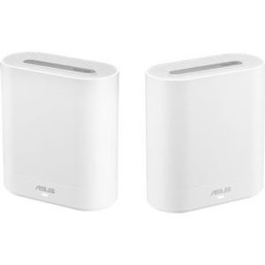 ASUS EBM68(2PK) - Expert Wifi Tri-band (2.4 GHz / 5 GHz / 5 GHz) Wi-Fi 6 (802.11ax) Wit 3 Intern