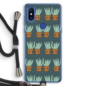Sansevieria: Xiaomi Mi Mix 3 Transparant Hoesje met koord