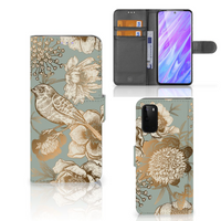 Hoesje voor Samsung Galaxy S20 Vintage Bird Flowers - thumbnail