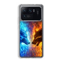 Fire & Ice: Xiaomi Mi 11 Ultra Transparant Hoesje