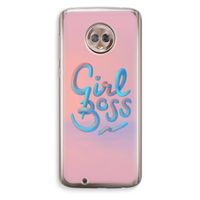 Girl boss: Motorola Moto G6 Transparant Hoesje