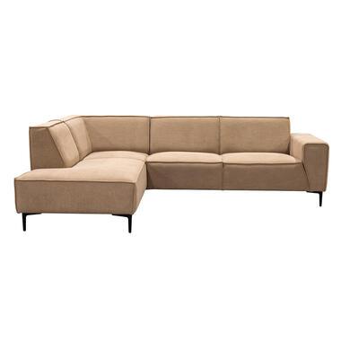 Hoekbank Romy links - beige - Leen Bakker