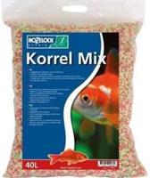 HoZelock Korrel Mix 40L - Drijvende Vijvervoer Korrels 3mm, Vitaminerijk voor Alle Vijvervissen