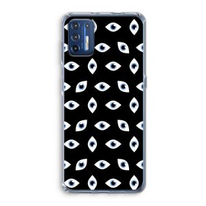 Eyes pattern: Motorola Moto G9 Plus Transparant Hoesje