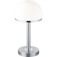 LED Tafellamp - Trion Berl - 4W - Warm Wit 3000K - Dimbaar - Rond - Mat Nikkel - Aluminium - thumbnail