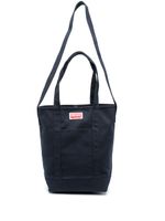 Kenzo logo-print cotton tote bag - Bleu - thumbnail