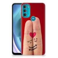Motorola Moto G71 5G | Sillicone Back Cover | Liefde - Origineel Romantisch Cadeau