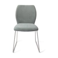 Jesper Home Ikata eetkamerstoel Breezy Blue slide steel
