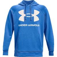 Herenhoodie Under Armour Rival Blauw Maat S