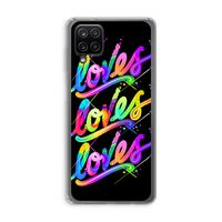 Loves: Samsung Galaxy A12 Transparant Hoesje