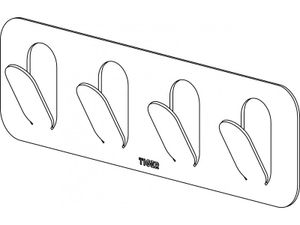 Haak Tiger Paperclip Multi RVS