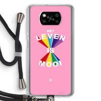 Het Leven Is Mooi: Xiaomi Poco X3 NFC Transparant Hoesje met koord