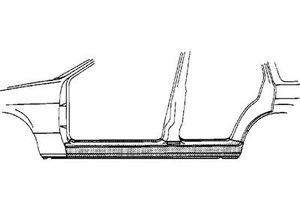 PLAATWERKDEEL DORPEL 4-deurs L 3766103