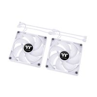 Thermaltake CL-F154-PL14SW-A PC-ventilator Wit, Transparant, RGB (b x h x d) 140 x 140 x 25 mm - thumbnail