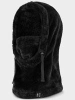 Poederbaas Balaclava Dames Fluffy Zwart