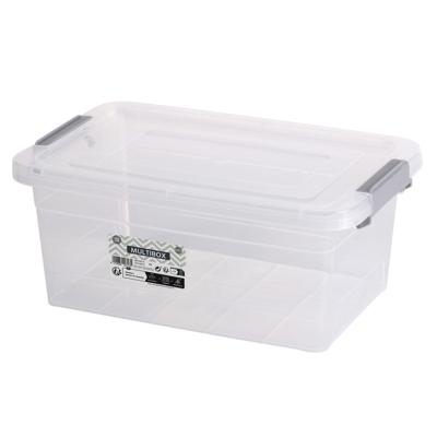 Urban Living Opberg box - 5 liter - 30 x 20 x 13 cm - met deksel en clips - waterdicht