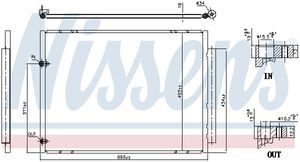 Condensor, airconditioning ** FIRST FIT ** 940848