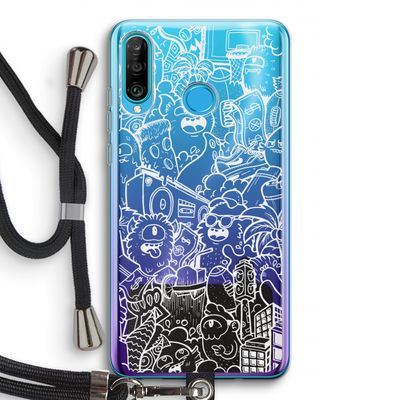 Vexx City #2: Huawei P30 Lite Transparant Hoesje met koord