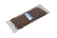 Trekbandjes bruin 2,5x200 mm (100 stuks)