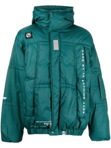 AAPE BY *A BATHING APE® veste à patch logo - Vert