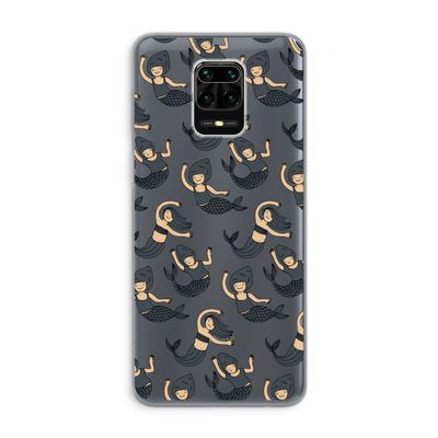 Zeemeermin: Xiaomi Redmi Note 9 Pro Transparant Hoesje