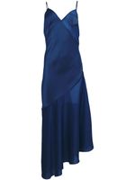 Fleur Du Mal robe-nuisette en satin - Bleu