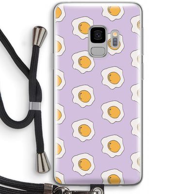 Bacon to my eggs #1: Samsung Galaxy S9 Transparant Hoesje met koord