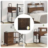 VidaXL Zelfklevende schroefhoes 12 pcs bruin eiken ø 20 x 0,5 mm