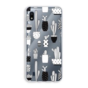 Cactusmotief: Samsung Galaxy A10 Transparant Hoesje