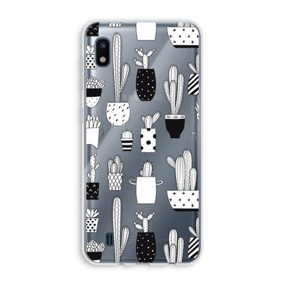Cactusmotief: Samsung Galaxy A10 Transparant Hoesje