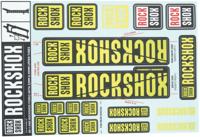 ROCKSHOX decor set decal set yellow