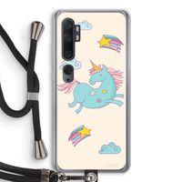 Vliegende eenhoorn: Xiaomi Mi Note 10 Transparant Hoesje met koord