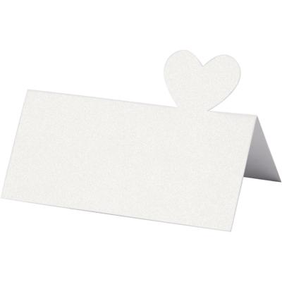 Creativ Company Naamkaarten, afm 8x8,5 cm, 120 gr, wit, 20 stuk/ 1 doos
