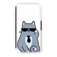 Cool cat: iPhone 7 Flip Hoesje