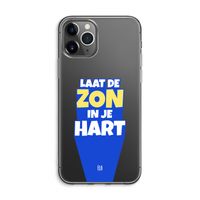 Laat de zon in je hart: iPhone 11 Pro Max Transparant Hoesje