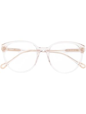 Chloé Eyewear lunettes de vue à monture oversize - Tons neutres