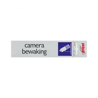 Bord Alulook Camerabewaking - 165x44 mm zelfklevend.