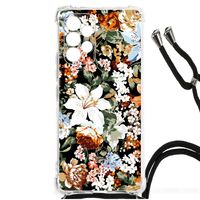 Case voor Samsung Galaxy A53 Dark Flowers - thumbnail